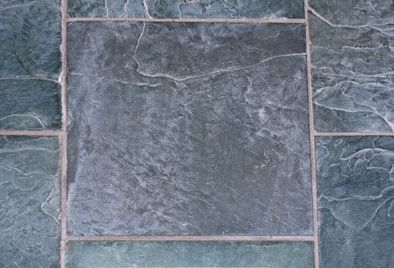 Slate Tile Floor Installation